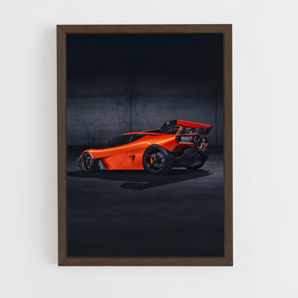 Poster Orange en Ténèbres – affiche Gordon Murray (vue 5)